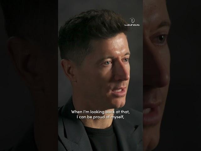 Lewandowski reflects on joining Messi and Ronaldo as the only players to score 100 UCL goals ️