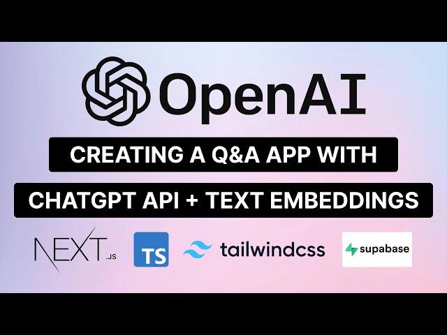 How to create an OpenAI Q&A bot with ChatGPT API + embeddings