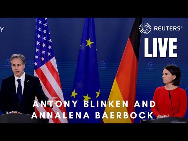 LIVE: Antony Blinken and Annalena Baerbock speak in panel discussion