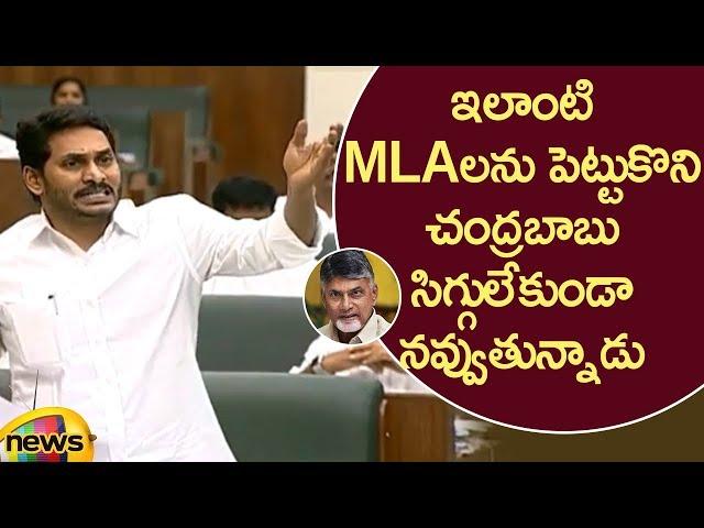 AP CM YS Jagan Satirical Comments On Chandrababu Naidu In Assembly Session | AP Political News