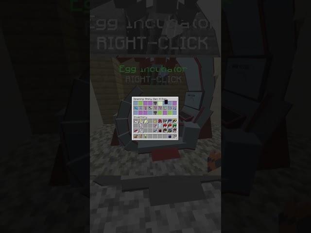 Shiny Egg Opening! PokeFind Minecraft Pixelmon #shorts