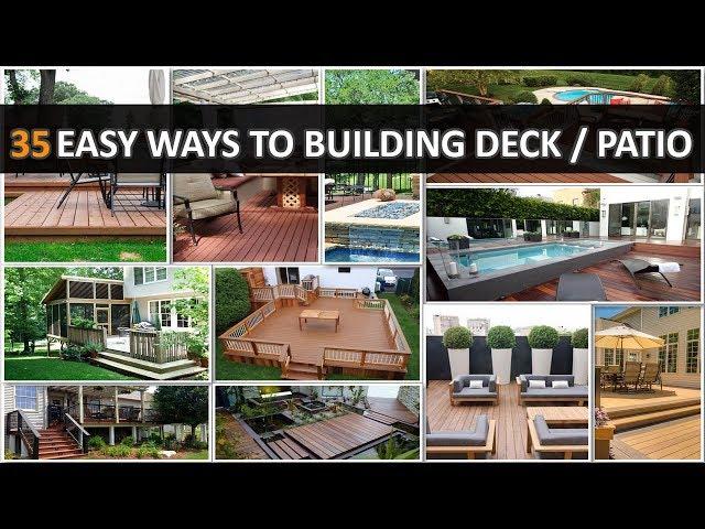 35 Easy Ways to Building Deck or Patio - DecoNatic