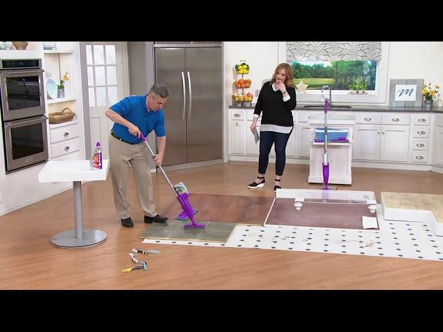 Rejuvenate Click N Clean All Surface Microfiber Mop Cleaning System on QVC