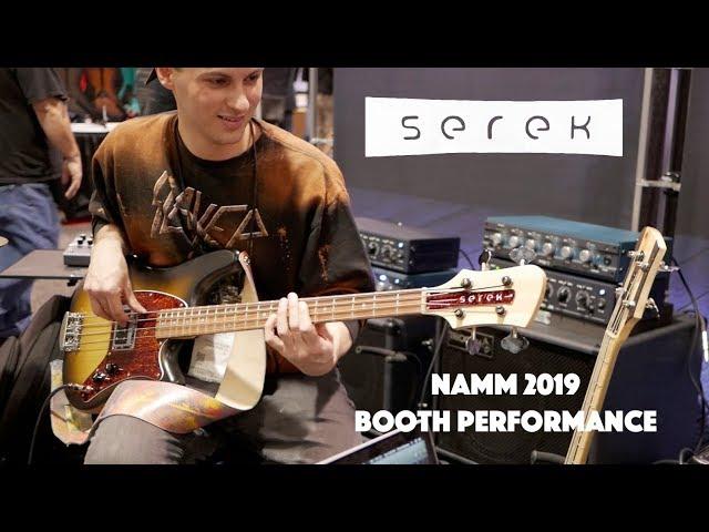 Serek Basses - NAMM 2019 Performance with Brad Miller, JD Beck, Nick Hetko