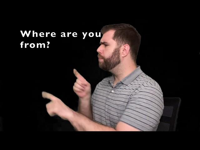 Common ASL Phrases