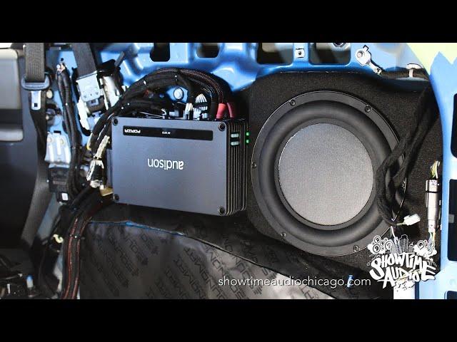 Ford bronco - custom sound system with compact subwoofer enclosure (behind the scenes) #fordbronco