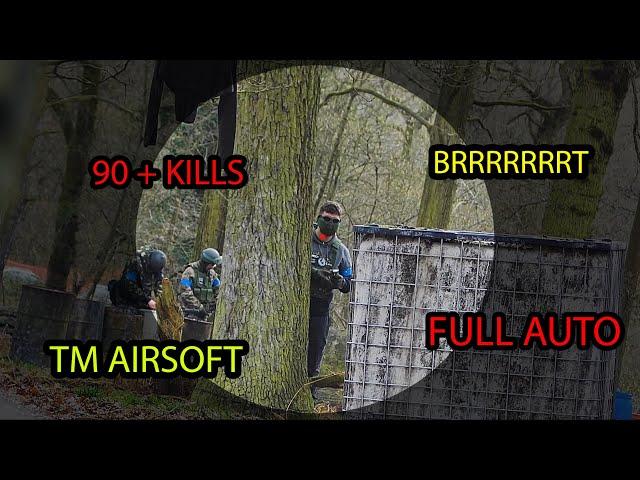 90+ Airsoft Kills. Full Auto Polarstar f2