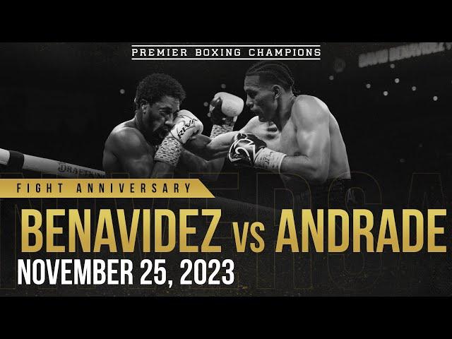 PBC Fight Anniversary: Benavidez vs Andrade | November 25, 2023