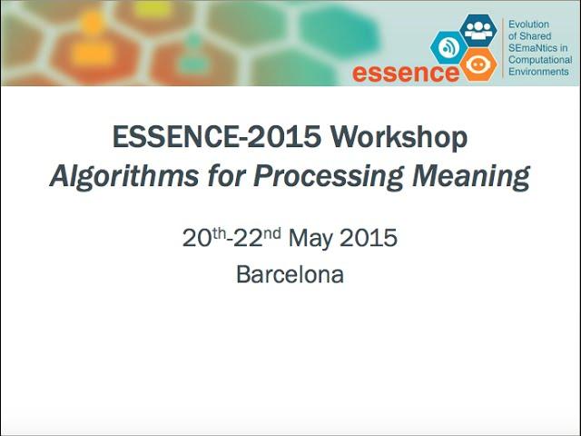 Aimilios Vourliotakis - Validation of Entity Relations in Linked Data (ESSENCE Workshop 2015)
