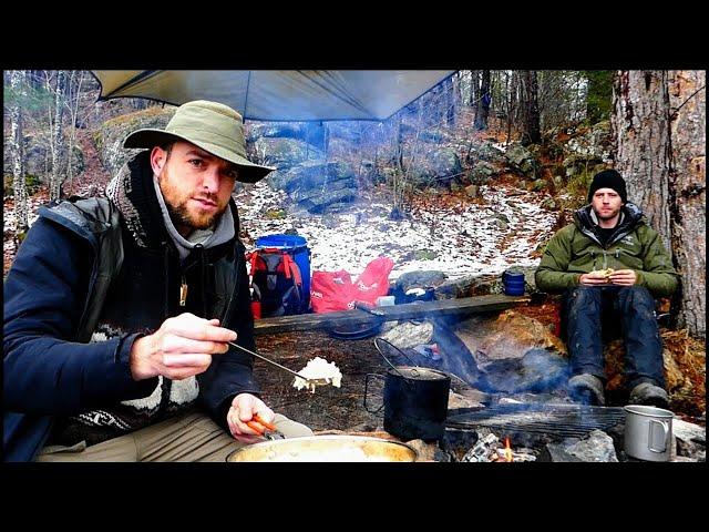 5-Day Spring Camping Trip in Heavy Rain/Snow w/ Xander