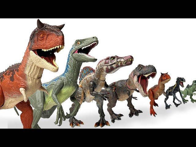 GIANT Haul of the BEST Jurassic World Carnivores | T-Rex, Indominus Rex, Velociraptor, and More!