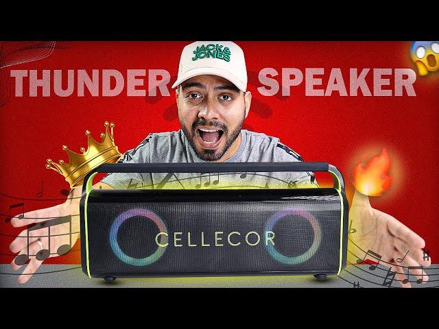 Cellecor Thunder 120W Loud Bluetooth Speaker with KARAOKE  *UNBOXING & SOUND TEST*