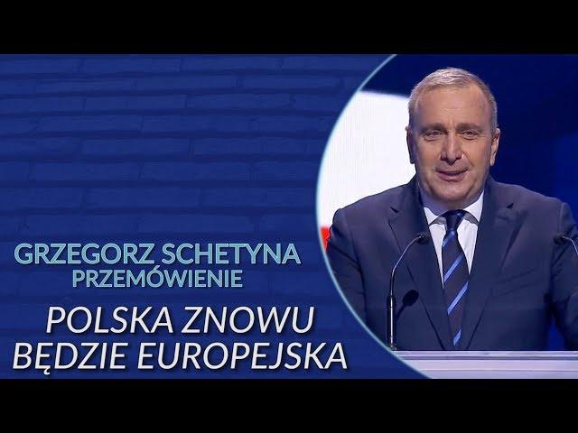 GRZEGORZ SCHETYNA: Konwencja #KoalicjaEuropejska w Warszawie, cz.2. 06.04.2019