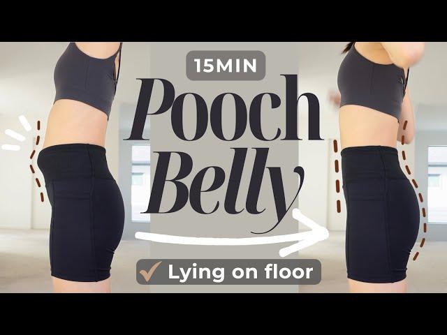 15min Lower Belly Fat workout (Lying on floor) | Intense Fat Burn & Defined Abs | 100% Result