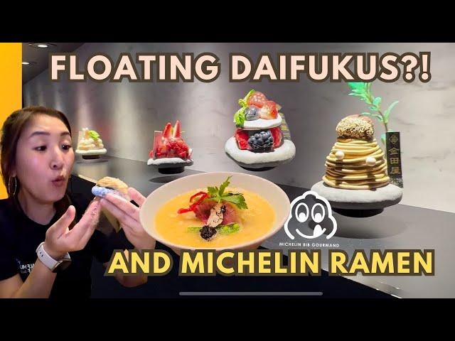 Ginza Food Tour: Trying Michelin Guide Ramen and VIRAL Floating Daifuku (Mochi)!