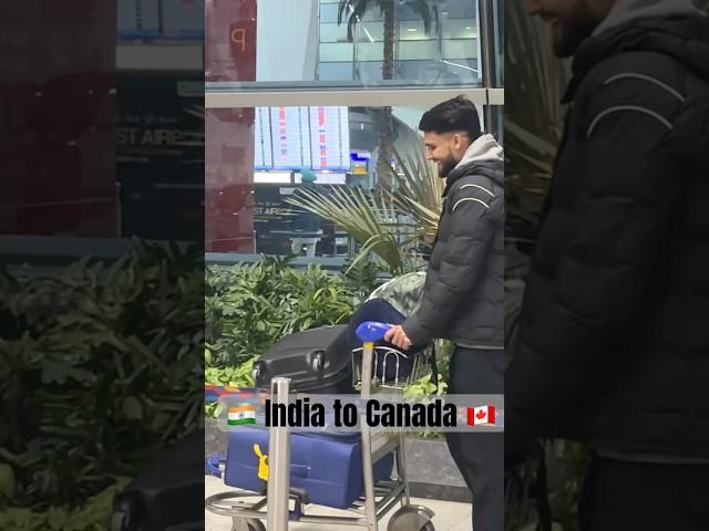 ️ #youtubeshorts #traveling #travelblogger #indiatocanada