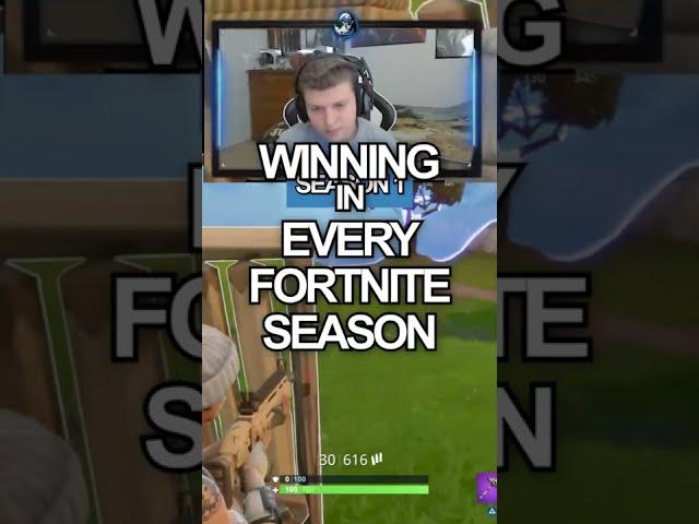 Winning Fortnite in EVERY Season EVER.. 