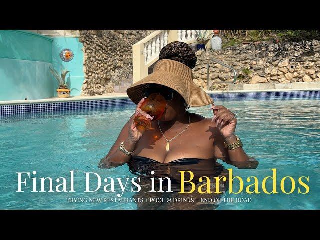 travel vlog | final days in Barbados + trying new restaurants + island apartment tour