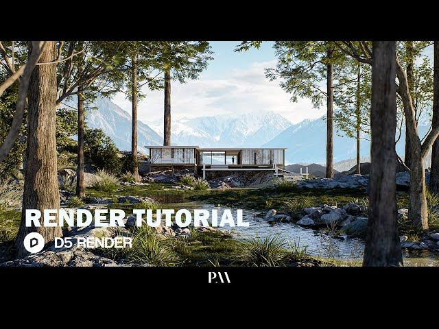 LEARN WITH ME: D5 RENDER TUTORIAL - Exterior scene 12