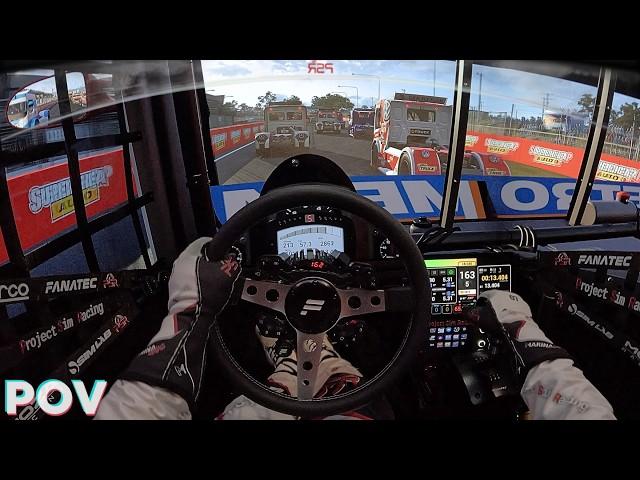 What Could Go Wrong? 5 Ton Trucks at Mount Panorama | AMS2 | Fanatec DD+