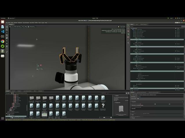 [isaac sim] Robotiq 2F85 gripper assembly