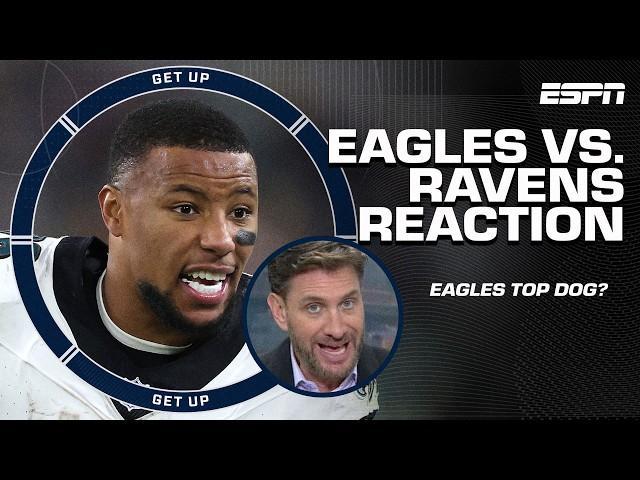 Greeny on the Eagles: BEST TEAM IN THE LEAGUE  + Is there a LEVEL OF CONCERN for Ravens?  | Get Up