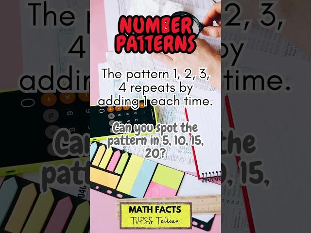 Math Facts: Skip Counting, Patterns, and More! #education #maths #funlearning #mathshorts