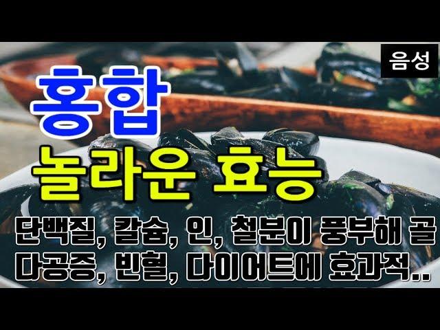 [#홍합효과] 홍합의 놀라운 효능 8가지 (단백질, 칼슘, 인, 철분이 풍부해 골다공증, 빈혈, 다이어트에 효과적.. )