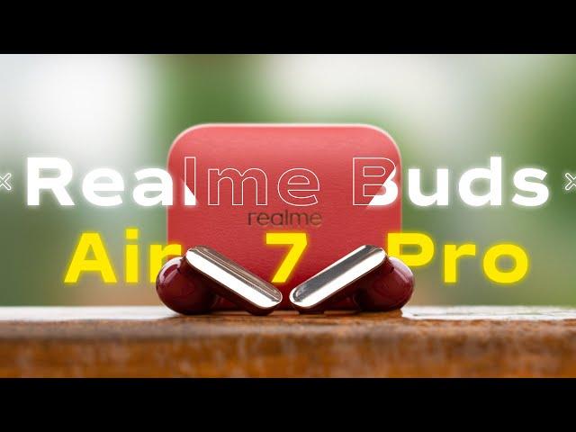 Уже 2 ЦАПа !  Беспроводные Наушники realme Buds Air 7 Pro ANC 53 дБ  LHDC 5.0 48H Мультипоинт