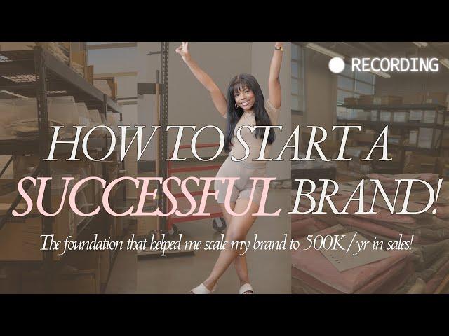 How to start a SUCCESSFUL Small Business!  | Tips that helped me start my MULTI 6-FIGURE Brand!