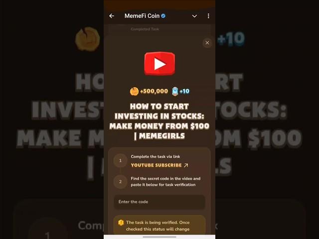 How to start investing in stocks make money from $100 memefi code #memefi #memegirls #telegram