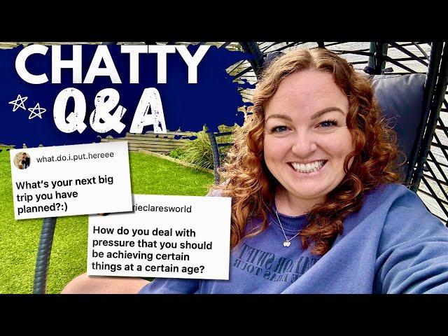 CHATTY Q&A  exciting trip announcement! ️ motivation, dealing with pressure & fave theatre shows 