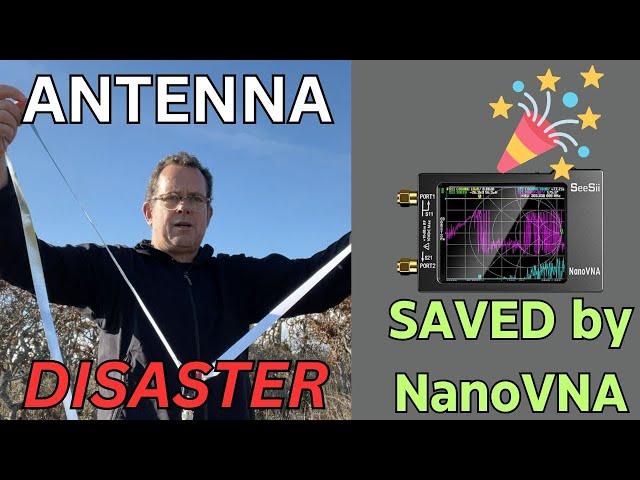 Antenna Fail Rescue: The NanoVNA Solution! #hamradio #antenna #nanovna #AntennaBuilding #techfail