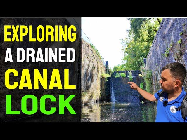 Exploring a Drained Canal Lock