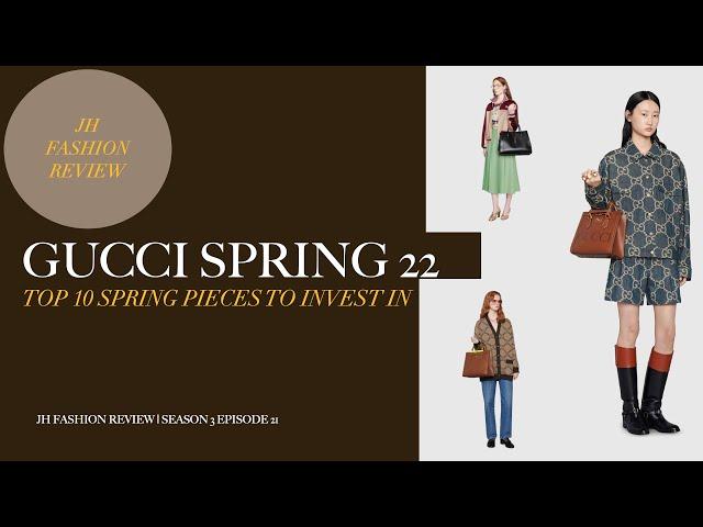 GUCCI WOMENS | SPRING 2022 | TOP 10 PIECES TO INVEST IN