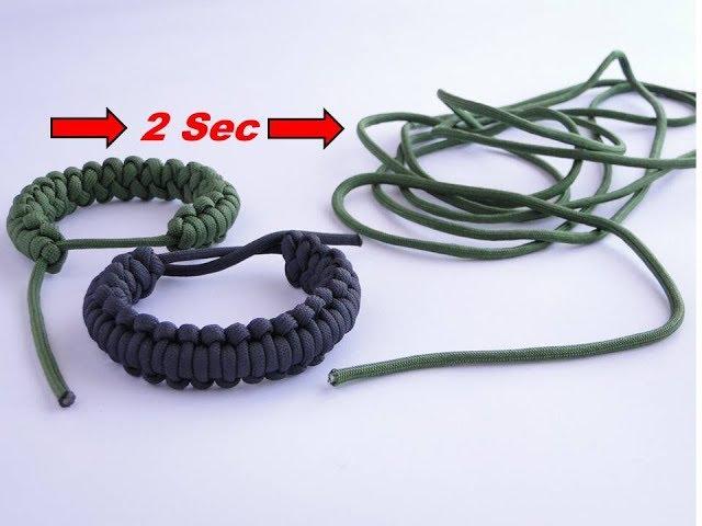 How to Make a Paracord Quick Deploy Bracelet- Version by CbyS Paracord and More