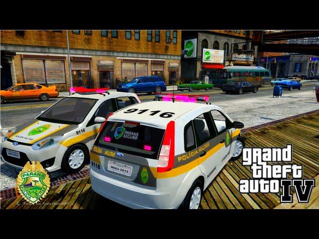 PMPR em AÇÃO| FIESTA em PATRULHA  GTA IV POLICIA