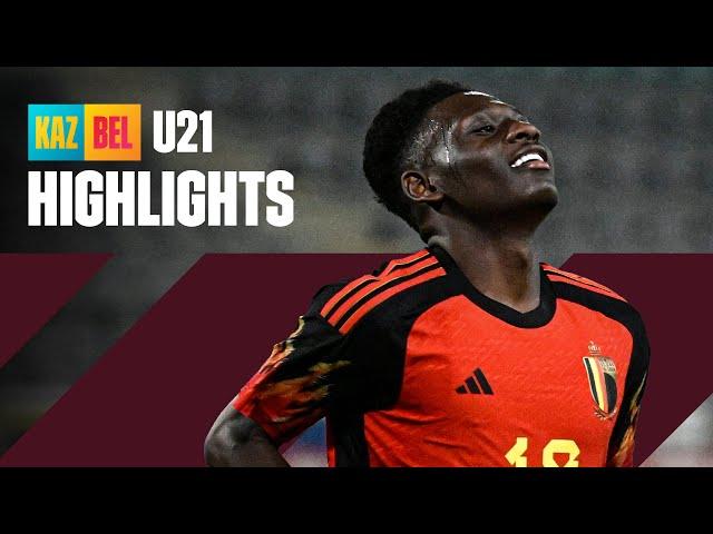 Kazakhstan 0-3 Belgium | The first goal of Jorthy Mokio  | #U21EURO Qualifiers