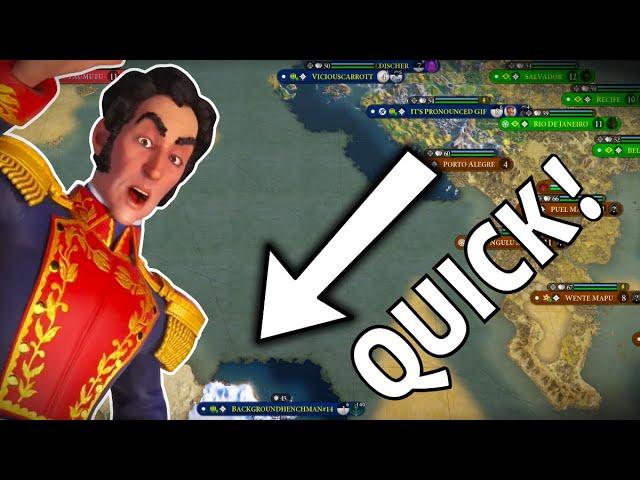 Civ 6 | Will This SNOW Save Our Game?!? Go Go GO!!! (#4 Sid Meier Gran Colombia Civilization VI)