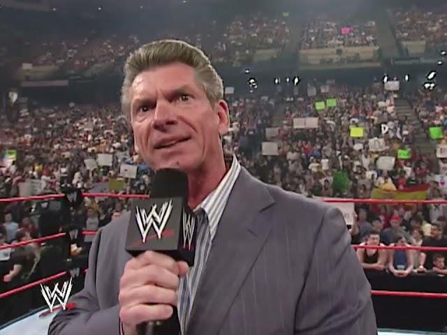 Vince McMahon announces the end of the NWO. July 15, 2002