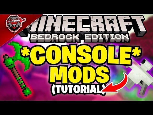 How To Get Mods on Minecraft Console *UPDATED* 2024 | [PS4/PS5/Xbox/PE/Switch]