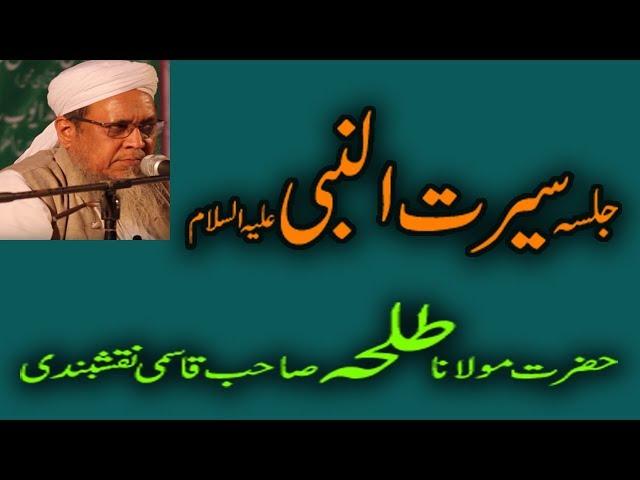 Maulana Talha Naqshbandi Sahab  Bhi جلسہ سیرت النبی علیہ السلام حضرت مولانا طلحہ صاحب قاسمی نقشبندی