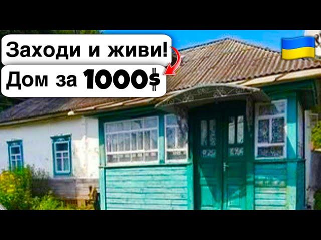  Заходи и живи! Дом в селе за 1000$ Продажа недвижимости за копейки! Всё есть Уютное тихое село!