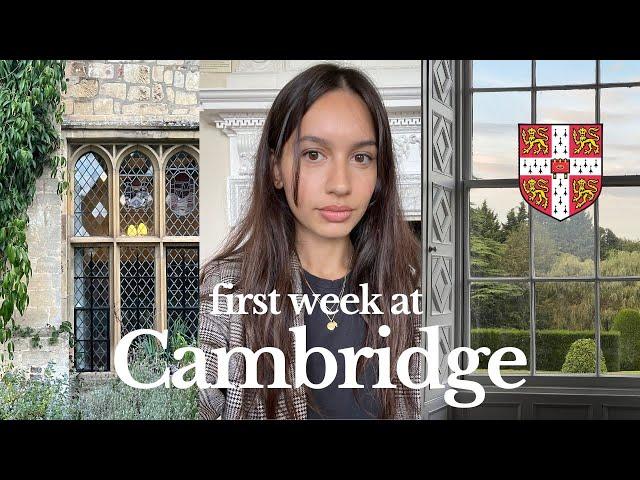 My First Week at Cambridge University & book recommendations from students (vlog)