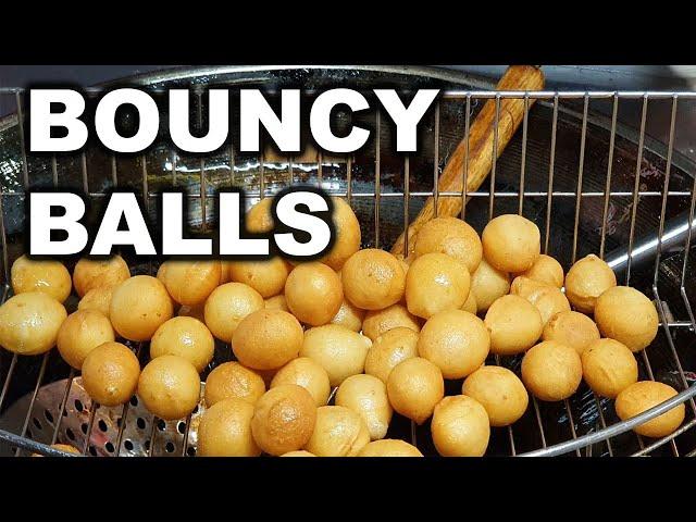 Taiwan Street Food - The Chewiest Sweet Potato Balls / Mochi Balls matamis na bola ng patatas