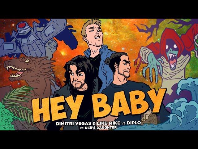 Dimitri Vegas & Like Mike vs Diplo - Hey Baby (ft. Deb's Daughter) (Official Music Video)