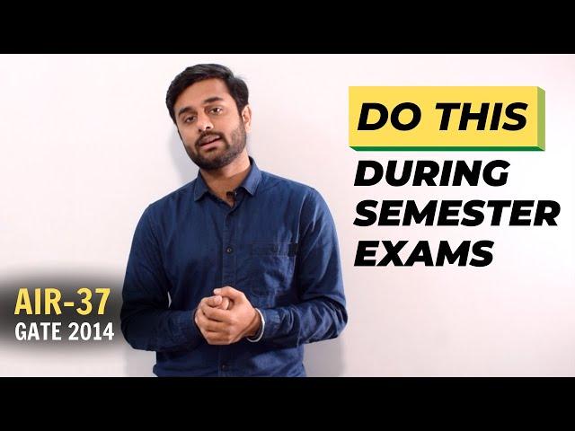 GATE preparation during Semester Exams / Campus Placements - हिन्दी में (English Subtitles)