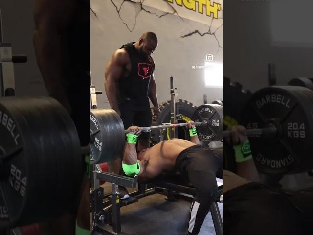 585LB x4! PR! #larrywheels #fitness #workout