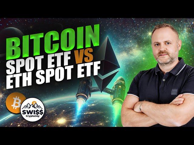 Bitcoin vs Ethereum Spot ETF! Bist du bereit für den ETF?