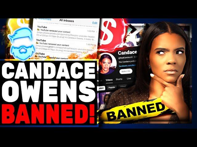 Candace Owens BANNED By Youtube & Fully Demonitized Over Kanye West Interview? The PURGE Is Here!